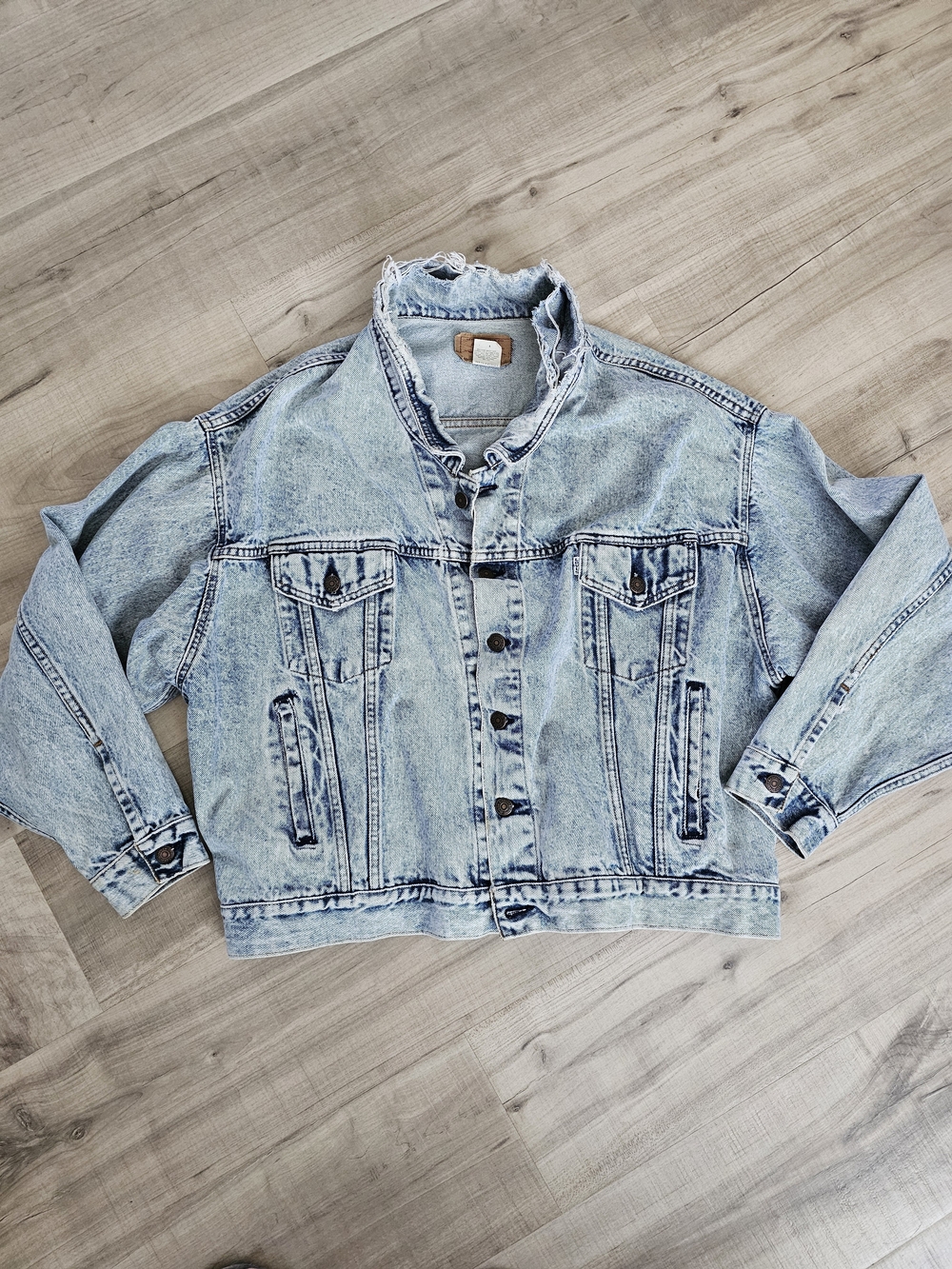 Levi's 1980s Light Blue Denim Jacket Mens Size X Large
